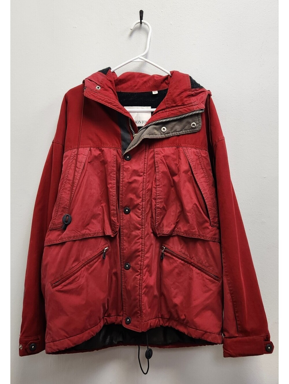 Vintage London Fog Outdoors Unlimited Utility Parka Men's Large Red 90's Jacket